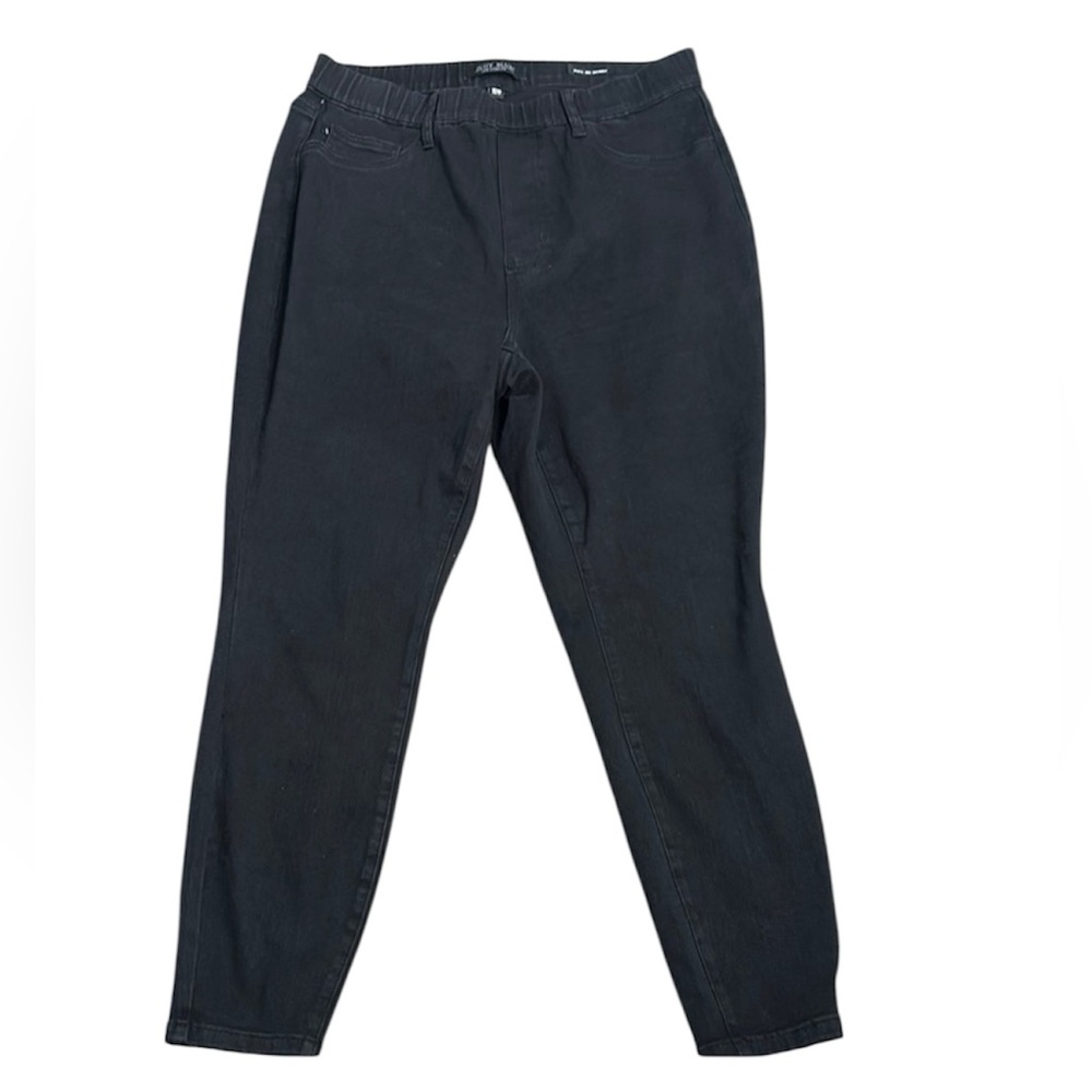 Judy blue Black High-Waisted pull on skinny Jeans siz 16w casual, stretchy, work